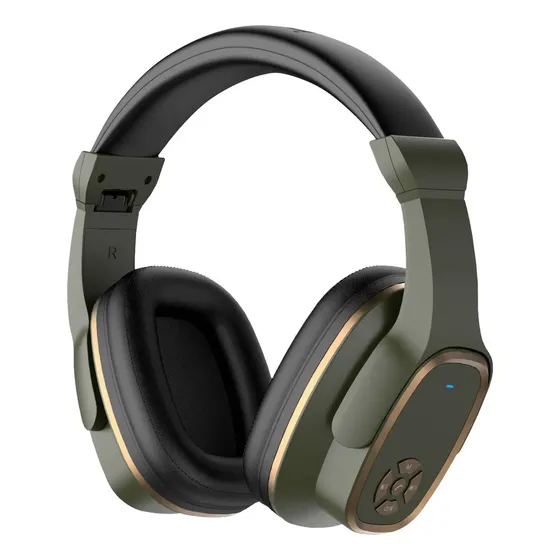 Fone de Ouvido Headset Bluetooth Basike Over-Ear com Microfone, Rádio FM e até 76 Horas de Bateria