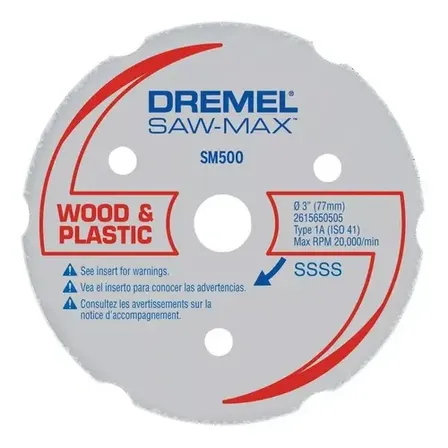Disco De Corte De Serra Multiuso Dremel Sm500 Dsm500 Max
