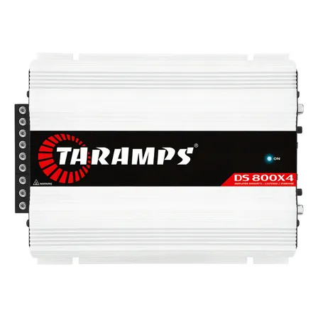 Modulo Taramps Ds 800x4 Ts800w Rms 4 Canais 1 Ohm Branco