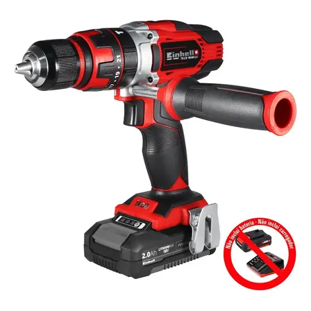 Parafusadeira Furadeira Impacto Te-cd 18/48 Li Einhell Solo (não Acompanha Bateria) Vermelho 18v