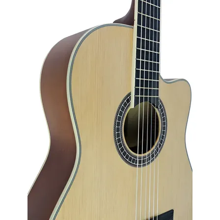 Violão Acústico Nylon 6 Cordas Deviser L-330 Cutway Tampo Spruce