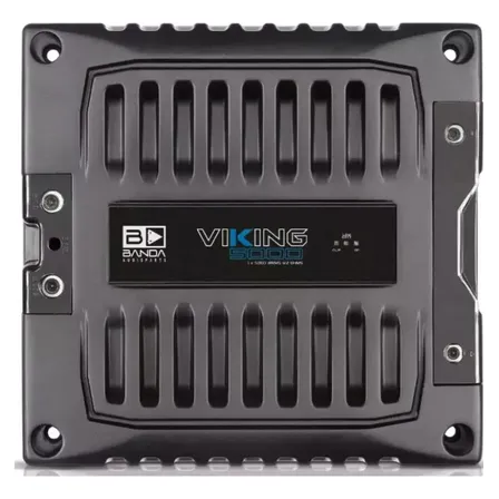 Amplificador Modulo Banda Viking 5002 2ohm 5000 Wrms Cor Preto