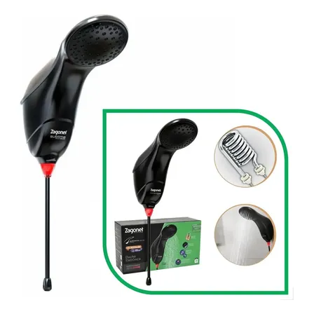 Chuveiro Elétrico Zagonel Sublime Preto 4000W Eletrônica Blindada