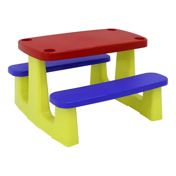 Mesa Infantil De Atividades Tramontina Playground Pic-nic Cor Colorido