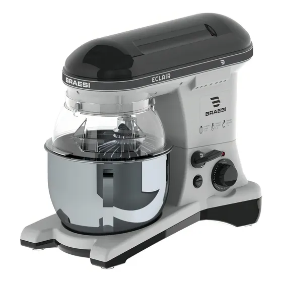 Batedeira Planetária Braesi Eclair Bp-500, 5l, 800w, Bivolt Cor Preta Frequência 50 | 60 Hz 110V/220V
