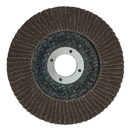 Kit 10 Disco Flap Desbaste Madeira/aço 115mm Grão 80 Fertak Amarelo Preto