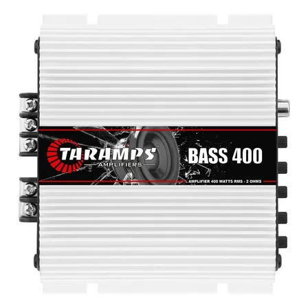 Modulo Taramps Bass 400 2 Ohms Amplificador Para Subgrave 400w 1 Canal Bass400 Som Automotivo