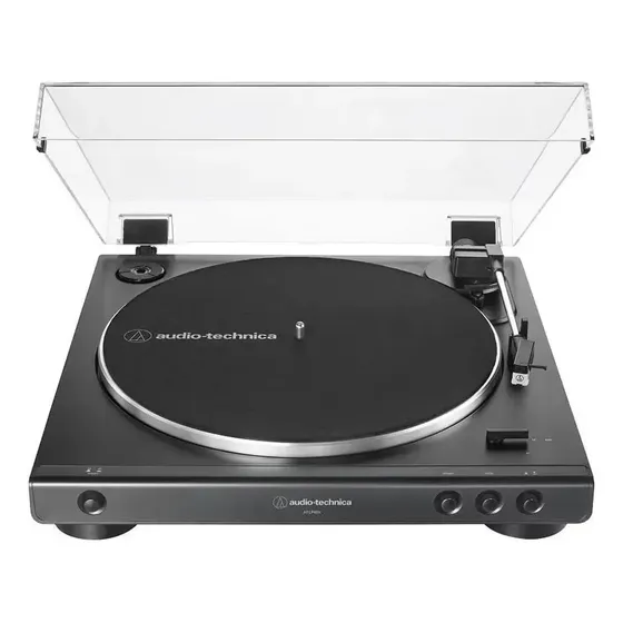 Toca Discos Vinil Audio Technica At-lp60x Automático Cor Preto