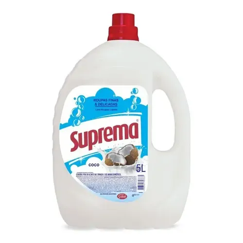 Sabão Líquido Suprema Coco Antibacterial Roupas Delicadas 5L