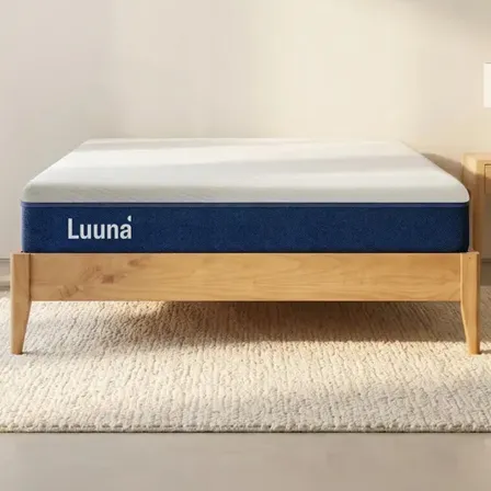 Colchão Solteiro Luuna Blue, Espuma 20 cm com Bloqueio de Movimento, 10 Anos de Garantia