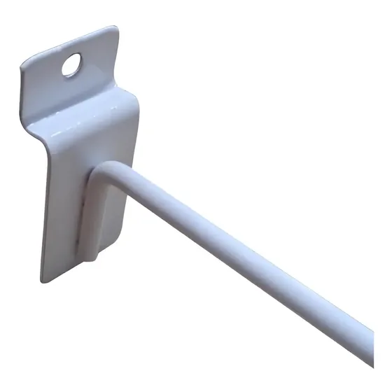 Gancho Para Painel Canaletado 4,76mm 20cm Com 100 Un. Branco