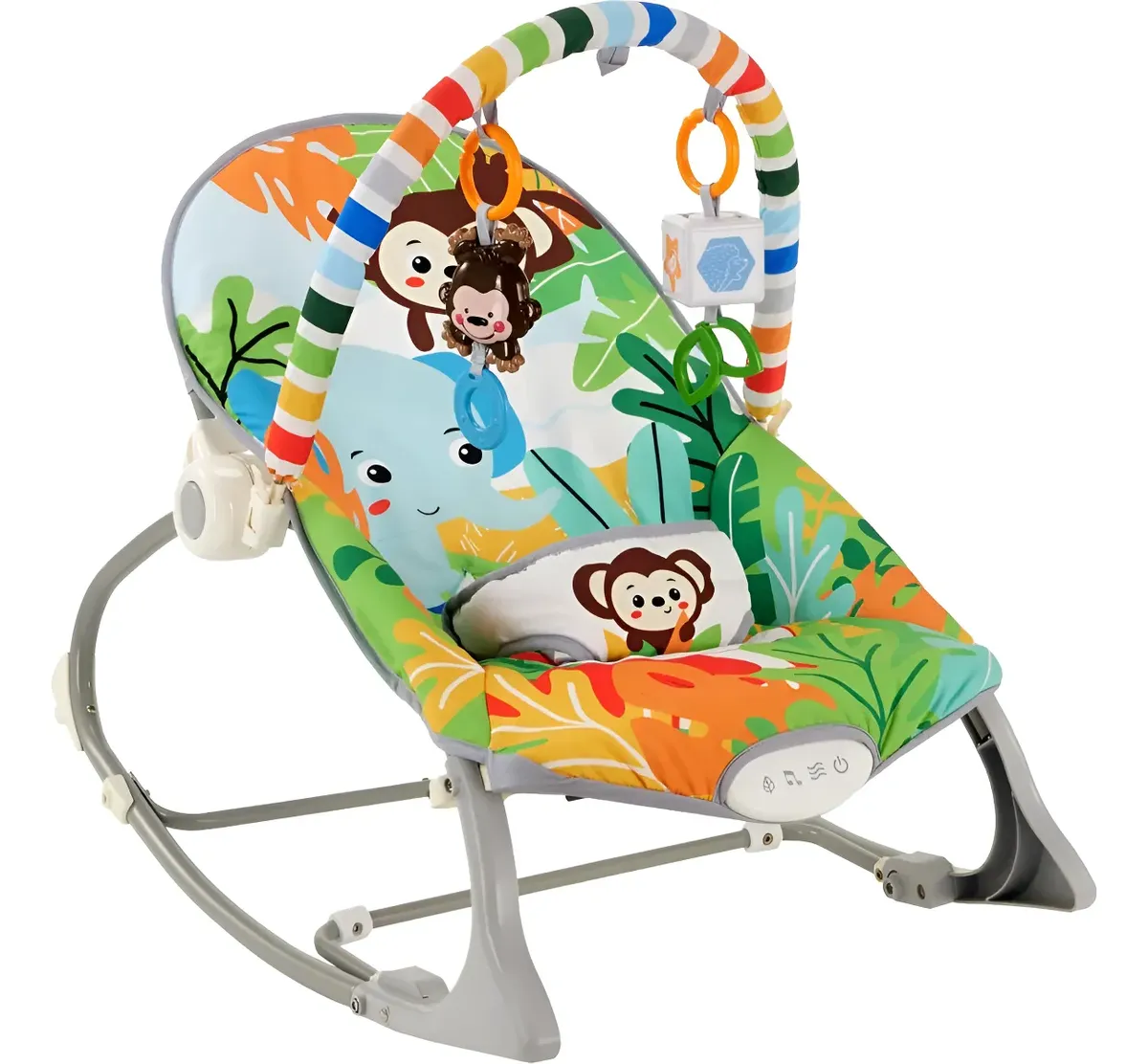 Cadeirinha De Descanso E Balanço Bebê Com Móbiles 18kg Ce1
