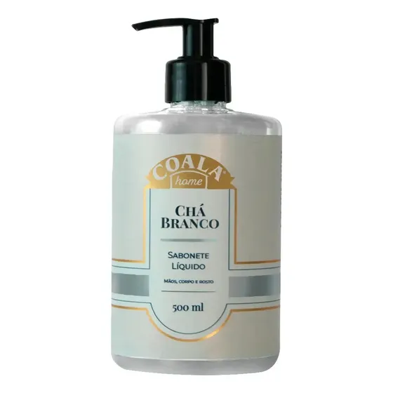 Sabonete Líquido Corpo Mãos Chá Branco Coala Home 500ml