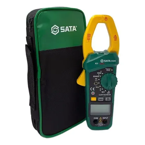 Alicate Amperímetro Digital Cat Iii 1000a St03026 - Sata