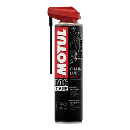 Motul C2 Chain Lube Road – Lubrificante de Corrente para Motos de Rua 400ml