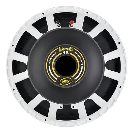 Woofer Eros Target Bass 4.0 De 15 Com 2000w Rms E Cor Branca Branco