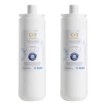Kit Filtro Refil Purificador C+3 Ibbl Fr600 Immaginare Due