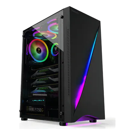 Gabinete Gamer Gamdias Argus E5 Rgb Mid Tower Preto