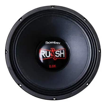 Woofer Bomber Rush 2.0k 12 1000 Watts Rms 4 Ohms Bomber Preto