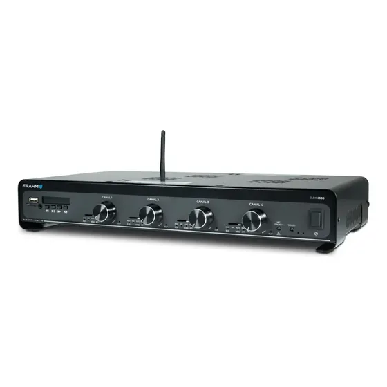 Receiver Amplificador Frahm Slim 4500 Optical Bluetooth Usb