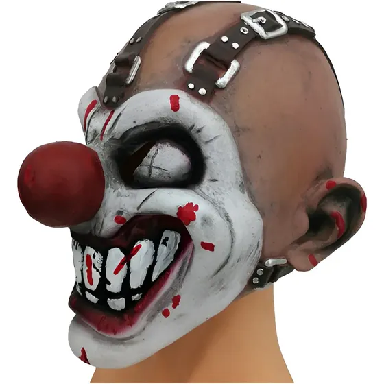 Máscara Palhaço Caolha Latex Halloween Cabeça Inteira Motorhomestore