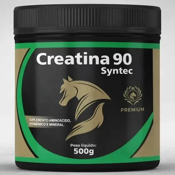Syntec Creatina 90 Suplemento P/ Cavalos 500g Aumento Massa Muscular