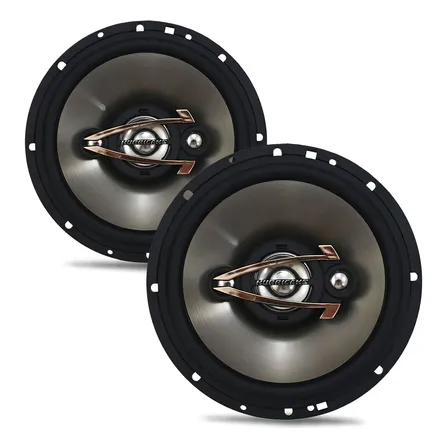 Par Alto Falante 6 Pol Hurricane 160w Rms Qr6 320w Autopreto Preto