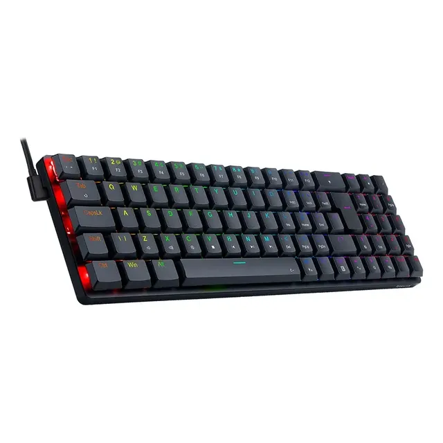 Teclado Gamer Mecânico Ashe K626-kb Switch Blue Preto Redragon Português Abnt2