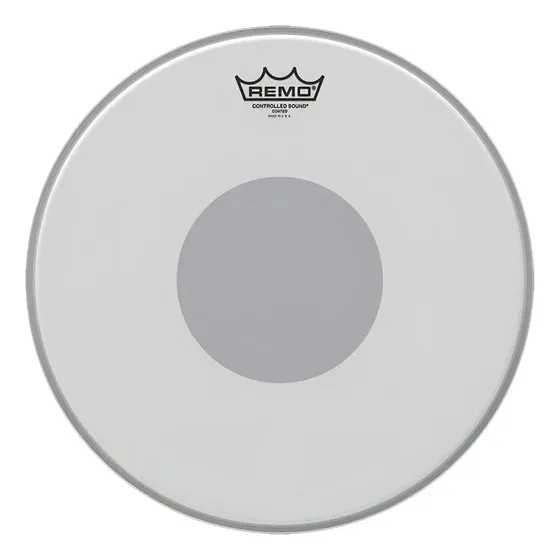 Pele Remo Porosa Para Caixa 14 Controlled Sound Cs-0114-10 Branco/cinza
