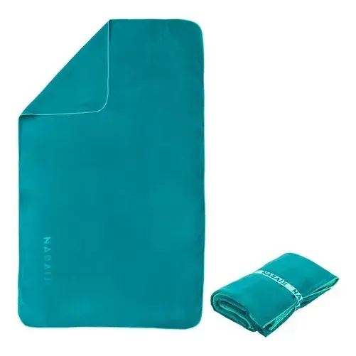 Toalha Compacta De Secagem Rápida 80x130cm Cor Verde Decathlon Nabaiji Liso