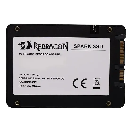 Ssd Sata 2.5 Redragon Spark 480gb Gd-307 Preto