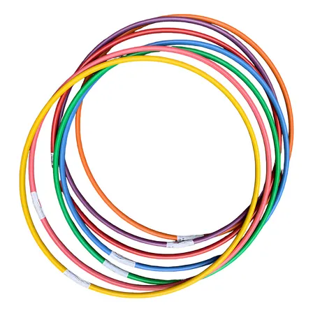 20 Bambolês Infantil Arco 65 Cm Colorido - Atacado