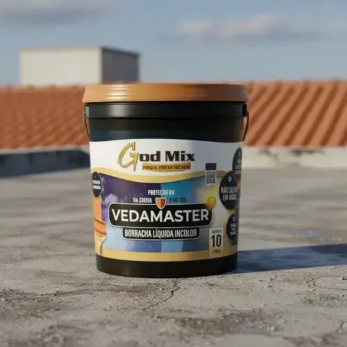 Borracha Líquida Impermeabilizante God Mix 10L Incolor Alta Elasticidade