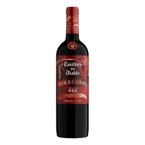Vinho Chileno Tinto Meio Seco Casillero Del Diablo Carnaval Fabulous Red 750ml