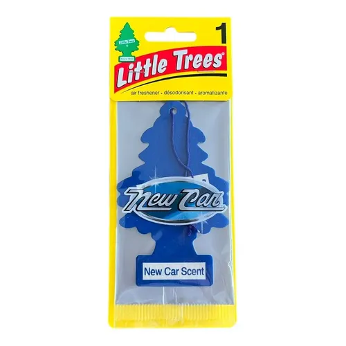 1 Little Trees Cheirinho / Aromatizante Carro Fragancia New Cor Azul Fragrância New Car