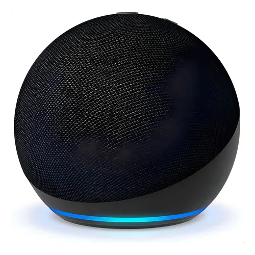 Alexa Echo 5a Geração Dot C/ Rotinas Úteis Som Mais Vibrante Cor Preto