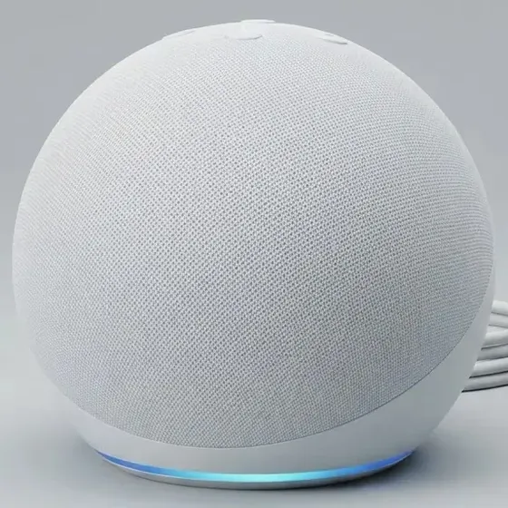 Echo Dot 5ª Geração Branco Amazon Smart Speaker com Alexa Controle por Voz