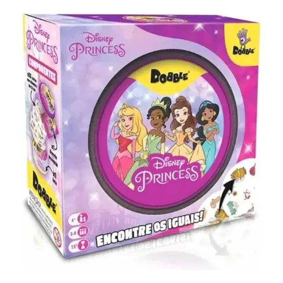 Dobble: Disney Princess Dob023 Princesas Galápagos 5x1 Jogos