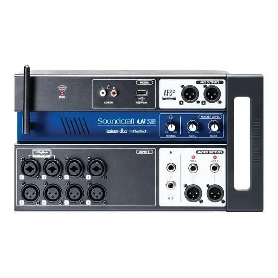 Mesa Digital Profissional Ui12 Soundcraft