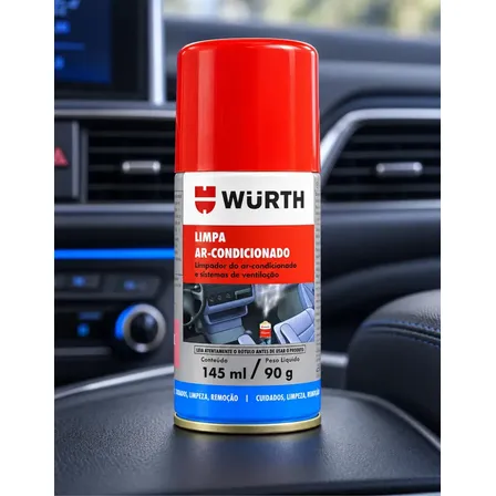 Limpa E Higieniza Ar Condicionado Automotivo Wurth 145ml 90g Carro Nov