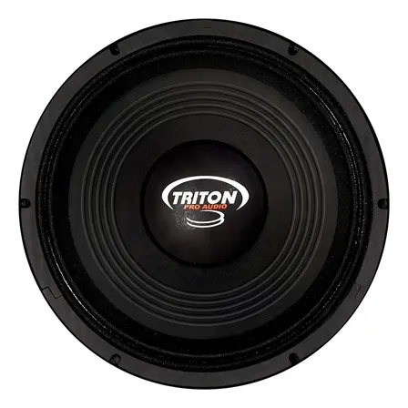 Alto Falante Woofer Triton 10 Slx 600 300wrms 10 Pol 8 Ohms Preto