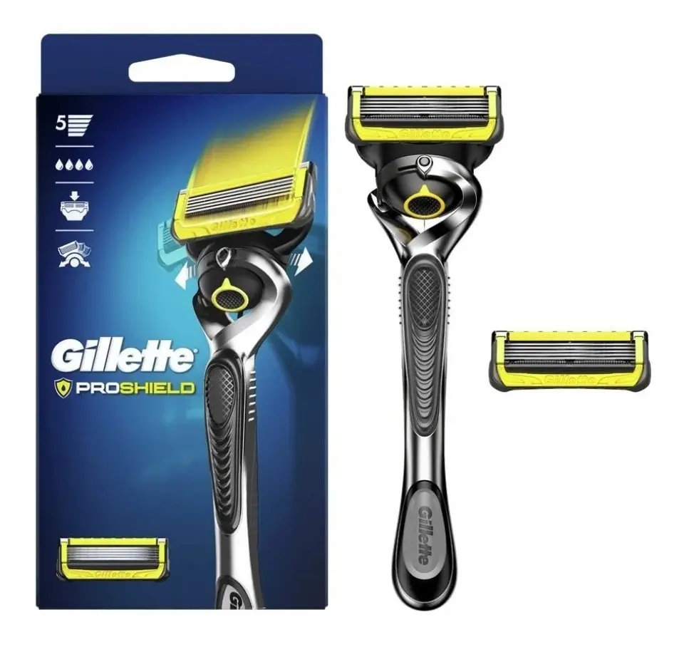 Aparelho De Barbear Gillette Proshield C/1 Cartucho
