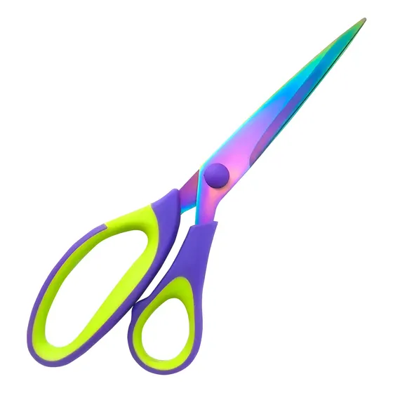 Tesoura Uso Geral Titanium Premier Lâmina Titânio Cabo Ergonômico 19cm
