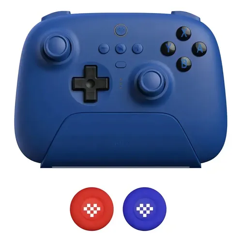 Controle Bluetooth 8BitDo Ultimate 80NA Azul para Nintendo Switch e PC