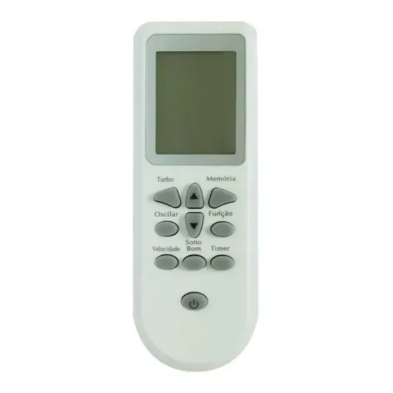 Controle Remoto Para Ar Condicionado Consul Split 30,000 BTU LCD