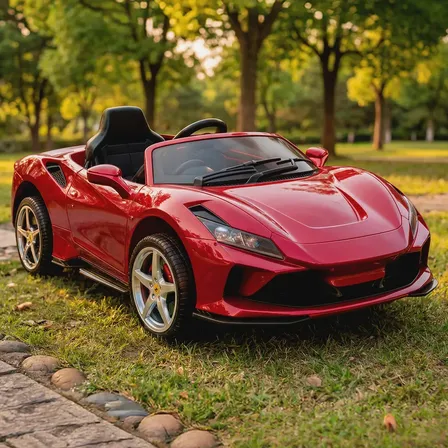 Carrinho Elétrico Com Controle Remoto Ferrari Vermelha