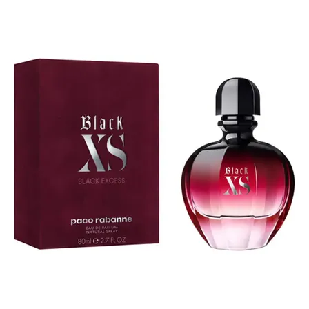 Black Xs For Her Rabanne Feminino Edp 80ml