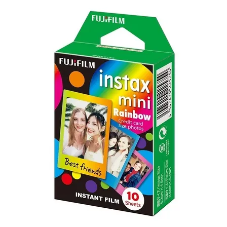 Filme instantâneo Fujifilm Instax Mini Rainbow