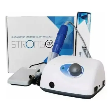 Lixadeira Unha Micro Motor Lixa Eletrica Strongo 45k 110 OU