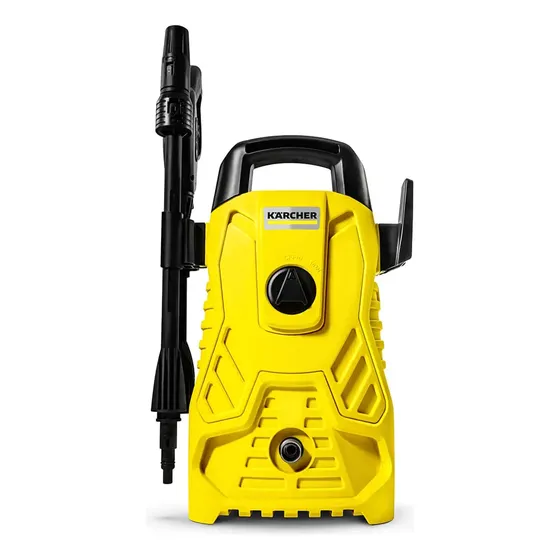 Lavadora de alta pressão compacta Karcher 1500 Psi cor amarela